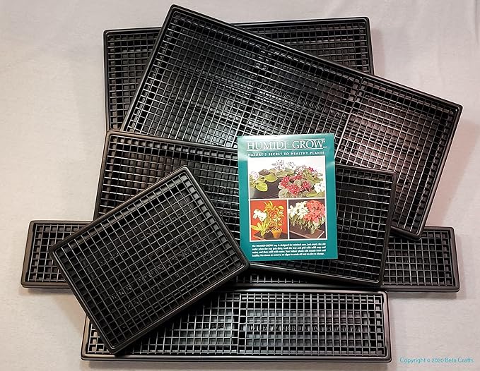 HT-101 Humidity Tray Black 10.5" x 13.5" x 2.25" - Image 6