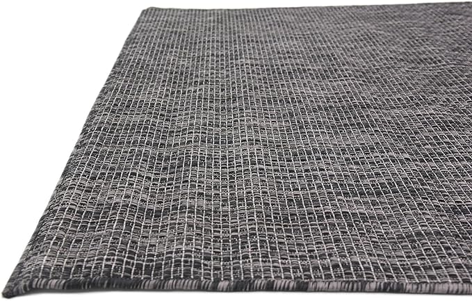 Unique Loom Collection Casual Transitional Solid Heathered Indoor/Outdoor - Image 7