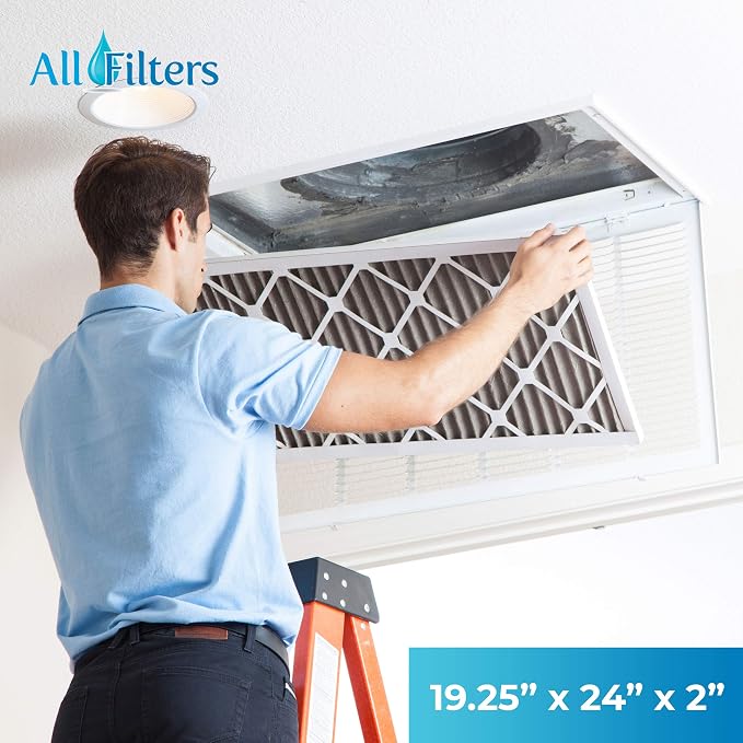 SpiroPure 19.25X24X2 MERV 8 Pleated Air Filters - Image 2