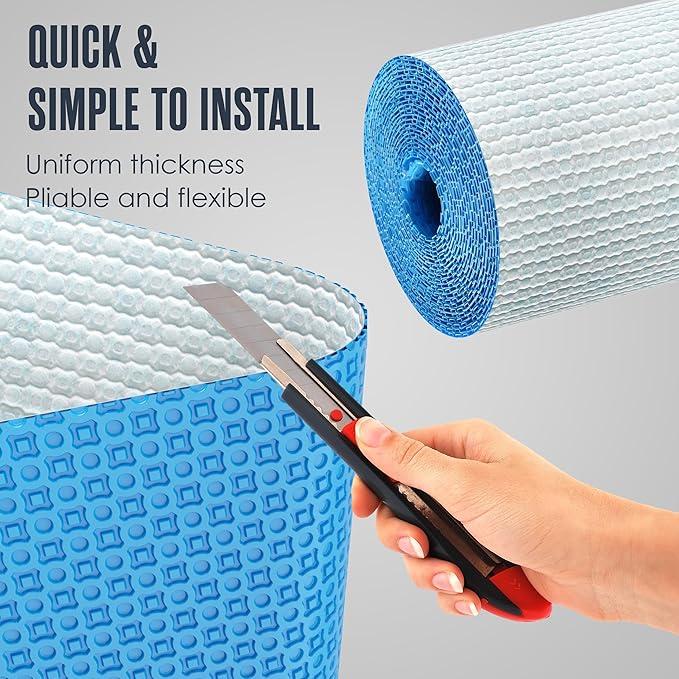 Houseables Uncoupling Membrane, Tile Underlayment, Tile Membrane, Flooring - Image 5
