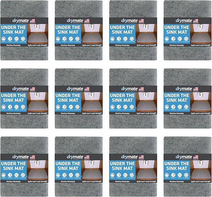 Drymate Premium XL Under Sink Mat, Waterproof Cabinet Protection Mats by Drymate