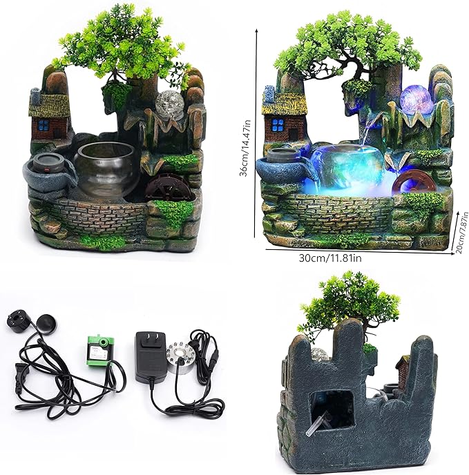 Tabletop Waterfall Fountain Humidifier - Image 5
