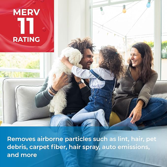 SpiroPure 24x28x2 MERV 11 Pleated Filter Air Filters - Image 3