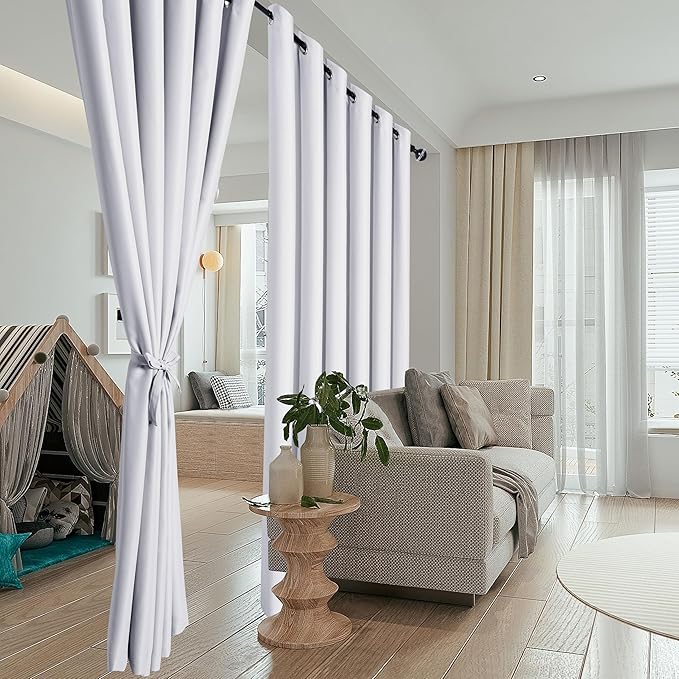 Hiasan Patio Sliding Door Curtain Panel, Bedroom Partition, Shared Office Space - Image 4