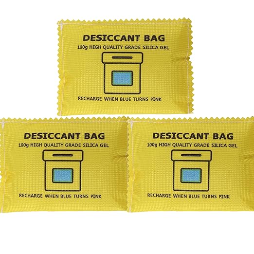 100g Rechargeable Desiccant Silica Gel Beads Pack Lab Desiccants Bag by Gimehome