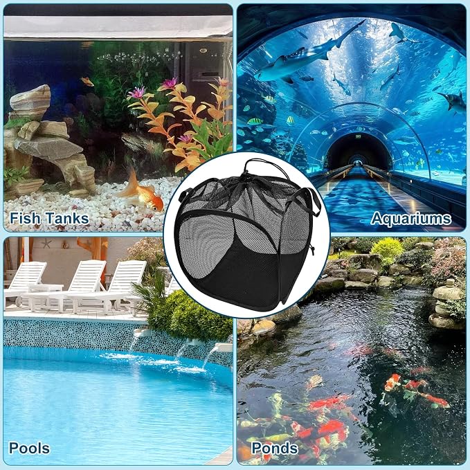 1Pcs Pop Up Pond Filter Bag 10inch Stainless Steel Wire Water Pump Barrier Box - Image 8