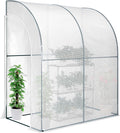 VIVOSUN Mini Lean-to Greenhouse, 6.6’ x 3.3’ x 6.9’ Portable Wall House by VIVOSUN