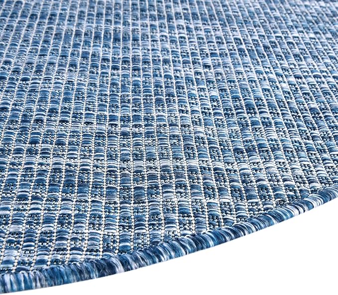 Unique Loom Collection Casual Transitional Solid Heathered Indoor/Outdoor - Image 9