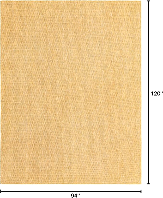 Unique Loom Collection Casual Transitional Solid Heathered Indoor/Outdoor - Image 2