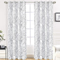 DriftAway Tree Branch Blackout Curtains Double Layer 84 Inches Long by DriftAway