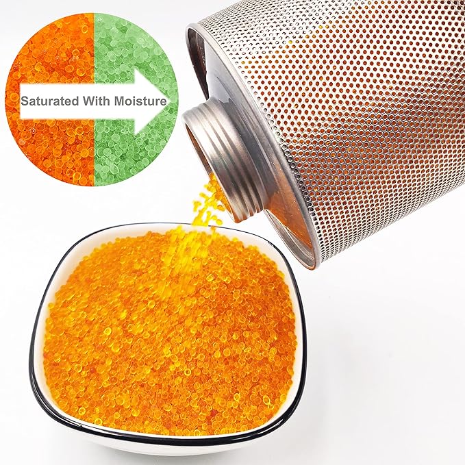 750 Grams Gun Safe Dehumidifier, 2 Pack Reusable Canister Desiccant Dehumidifier - Image 4