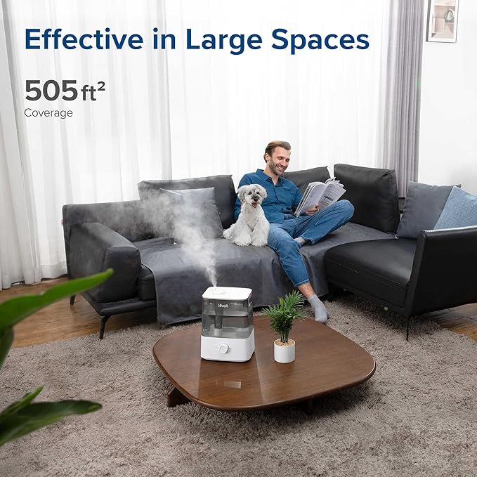 LEVOIT Classic300 Ultrasonic Top Fill Humidifier, Extra Large 6L Tank Last - Image 5