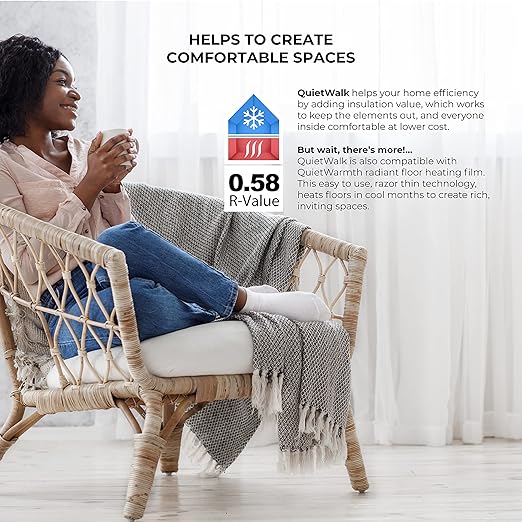 QuietWalk Underlayment 100 sq ft – 3 mm Thick – - Image 17