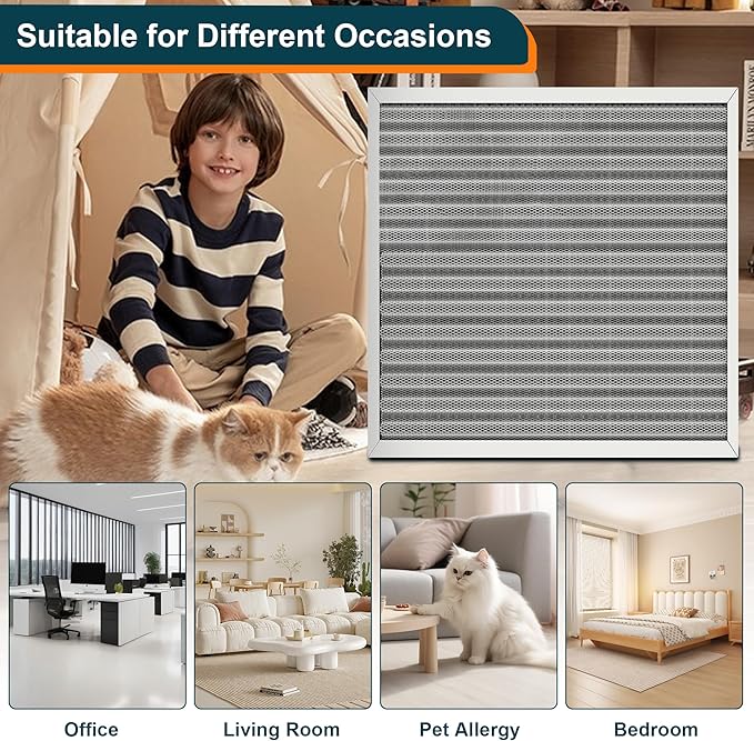 12x24x1 Reusable Air Filter, MERV 8, Permanent Electrostatic Air Filter - Image 7
