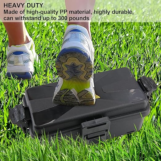 Outdoor Electrical Box Waterproof IP54-rated Outdoor Outlet Box Black Outdoor - Image 5