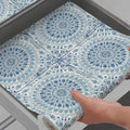 Drawer and Shelf Liner for Kitchen Cabinets Non-Adhesive Waterproof Boho Shelf by Vuacepe