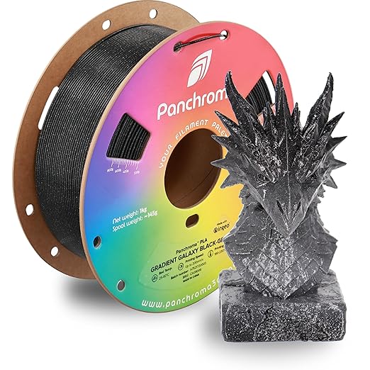 Polymaker Panchroma Gradient Galaxy PLA Black-Grey 3D Printing Filament by Polymaker