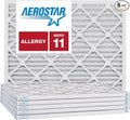 Aerostar 14x22x1 MERV 11, Pleated Air Filter, Box of 6, Made in the USA by AirFiltersDelivered