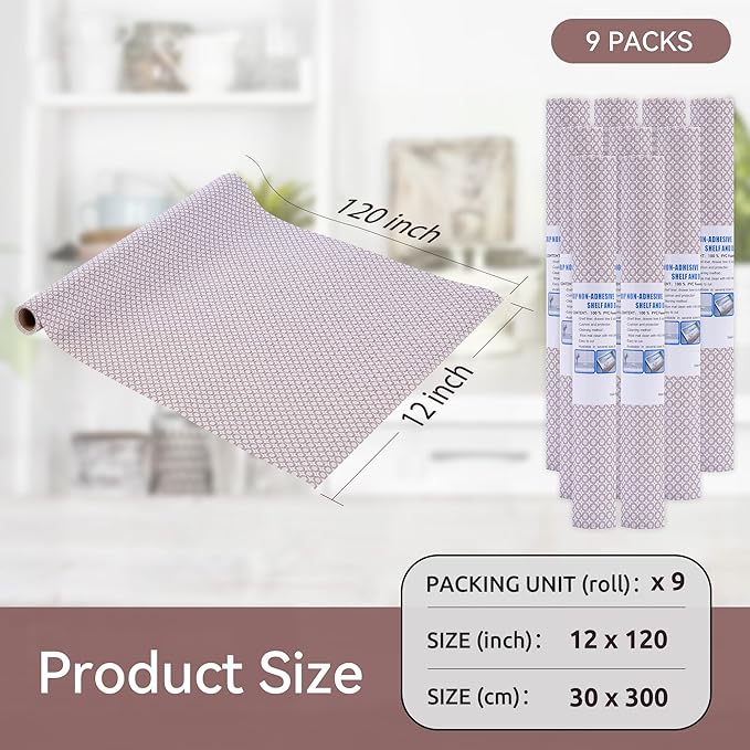 FIFTY FEET 12"x120" Non-Adhesive Shelf Liner - Image 5