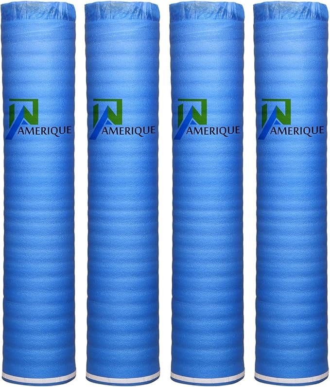 AMERIQUE 800SQFT 4TH Generation Blue 1.5MM Thick Flooring Underlayment Padding by AMERIQUE