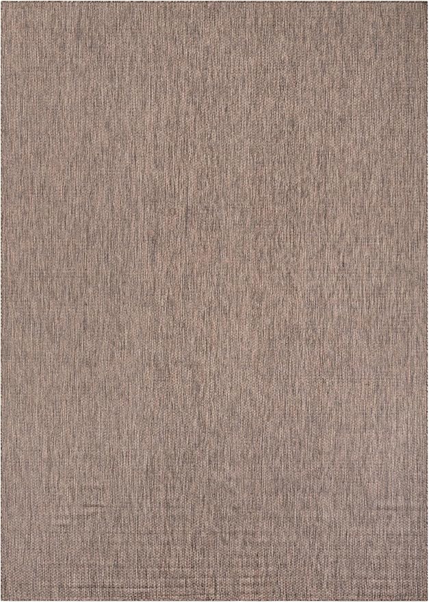 Unique Loom Outdoor Solid Collection Area Rug - Image 3