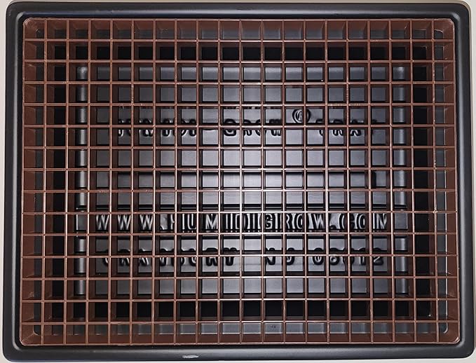 HT-101 Black w/Brown Grids 10.5" x 13.5" x 2.25" by Unknown