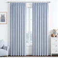 DustyBlue 84 Inches Blackout Curtains Length by QJMYDECO