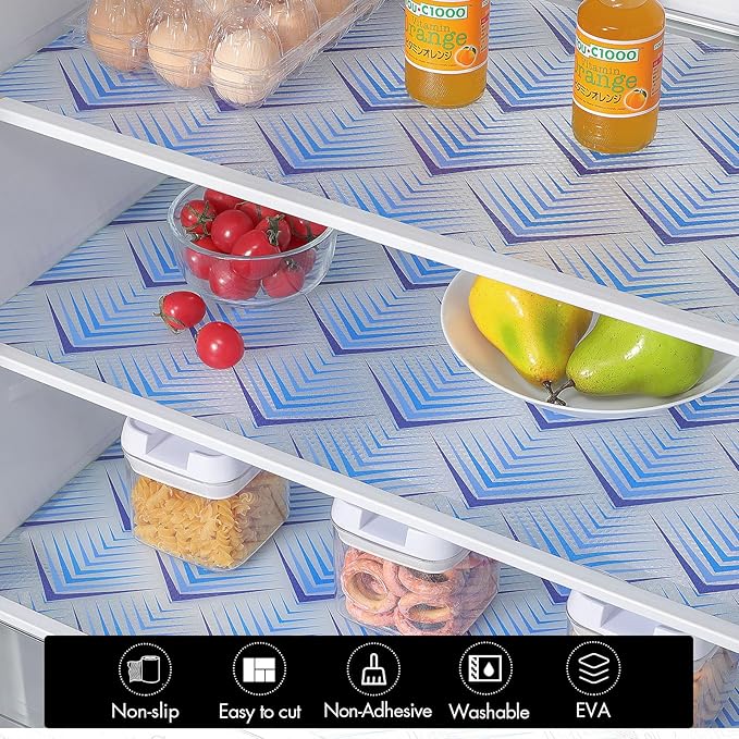 Cooyes Shelf Liner for Kitchen Cabinets – Non-Adhesive Waterproof Drawer Liner - Image 7