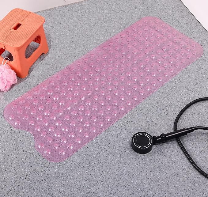 Anti-Slip Bathtub Shower mat, 39.3×15.7 inch（Approximately 100 × 40cm） Soft - Image 8
