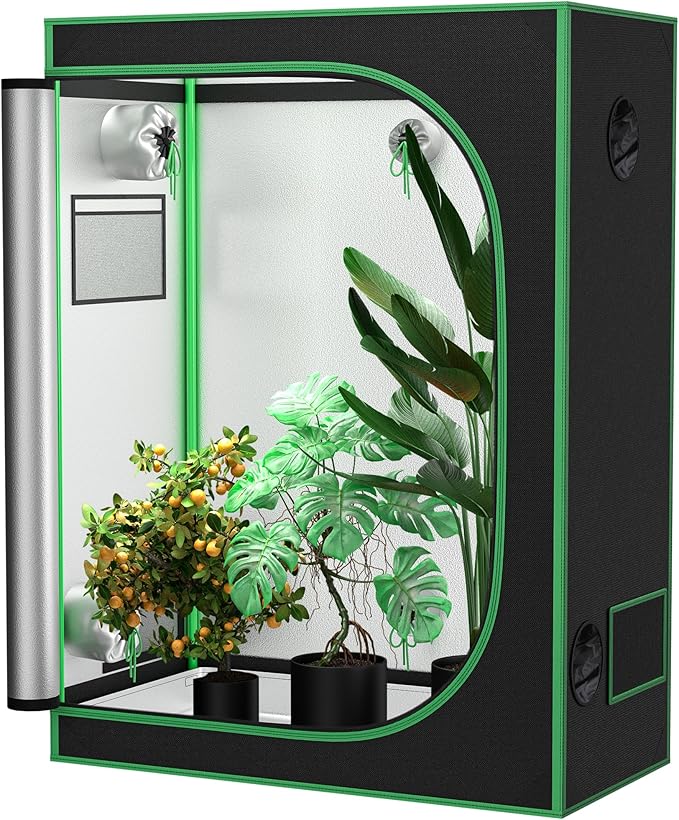 JungleA 2x4 Grow Tent, High Reflective Mylar Hydroponic Growing System by JungleA
