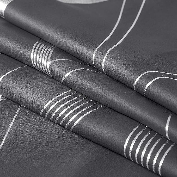 NICETOWN Small Blackout Cafe Curtains 63 inch Length, 42 x 63 Grey RV Window - Image 8