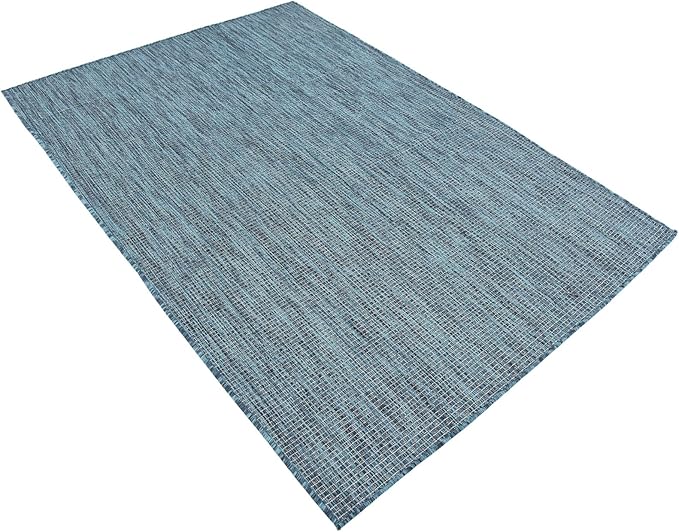 Unique Loom Collection Casual Transitional Solid Heathered Indoor/Outdoor - Image 5