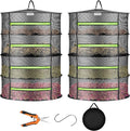 VIVOSUN 2-Pack 4-Layer Mesh Drying Rack Hanging Design by VIVOSUN