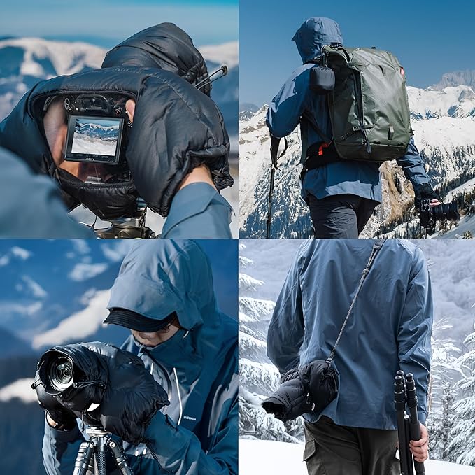 PGYTECH Camera Cold-Proof Warm Cover, Winter Cover Protector, Adjustable - Image 4