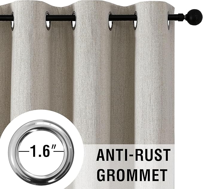 H.VERSAILTEX Chenille Linen Blackout Curtains - Image 5