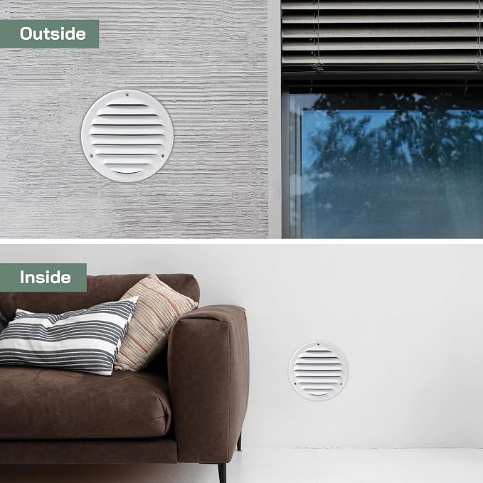 Vent Systems 4" Inch White Soffit Vent Cover - Image 5