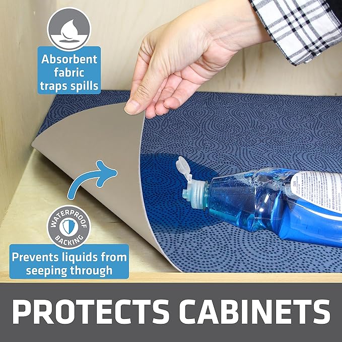 Drymate Premium XL Under Sink Mat, Waterproof Cabinet Protection Mats - Image 2