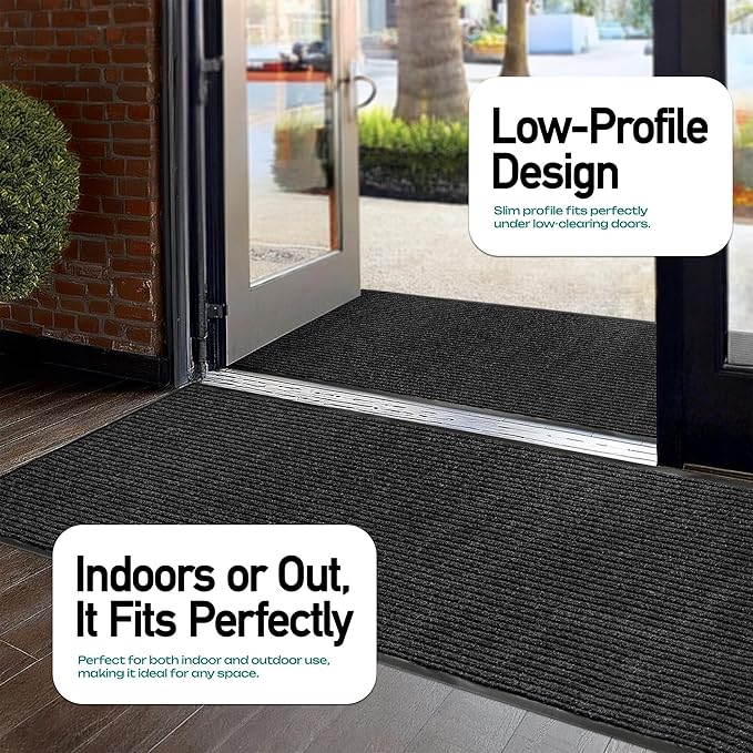 MaxMat® Extra Large Commercial Door Mat, Rubber Border Heavy Duty Door Mat - Image 3