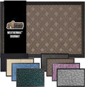 GORILLA GRIP 100% Waterproof All-Season WeatherMax Doormat 35x23, US Designed by GorillaGrip