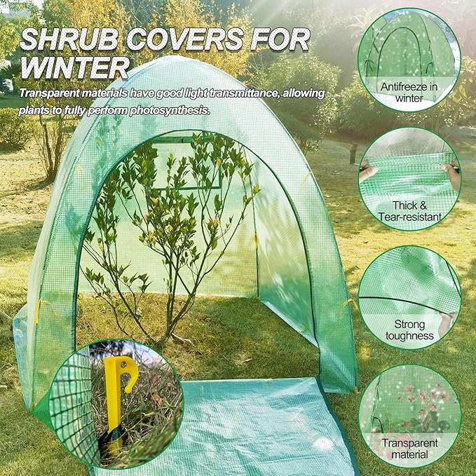 59″*59″*60″ Large Winter Plant Warm Covers - Image 4