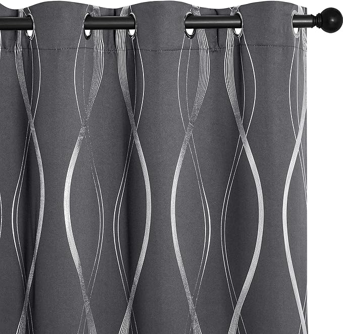 NICETOWN Bedroom Small Blackout Curtain Panels, 42 by 54 Inch, Window Treatment by NICETOWN