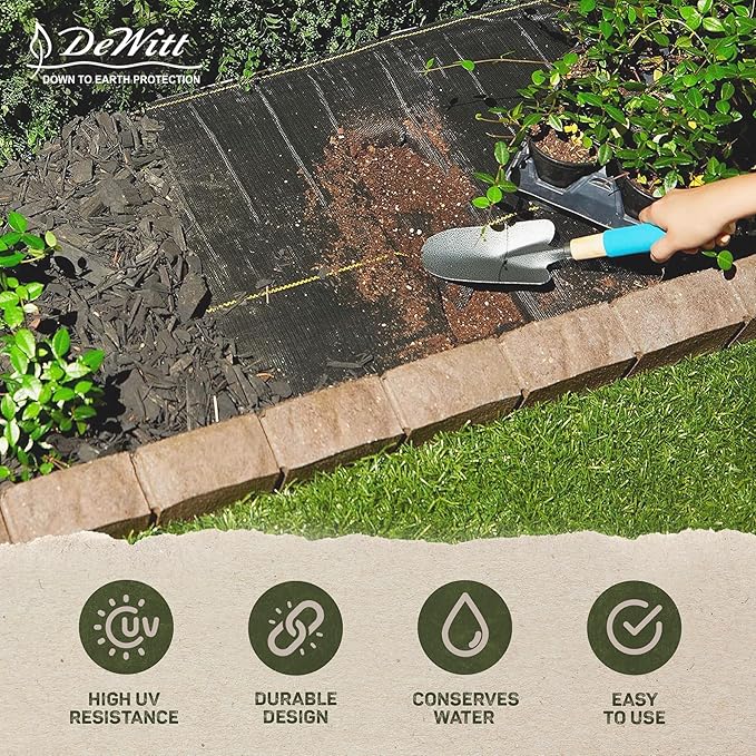 Dewitt Pro-5 Weed Barrier Fabric 5 oz, 3 x 250 Feet – Heavy-Duty Woven - Image 5