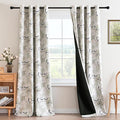 H.VERSAILTEX Floral 100% Blackout Vintage Curtains 96 inch Length 2 Panels Set by HVERSAILTEX
