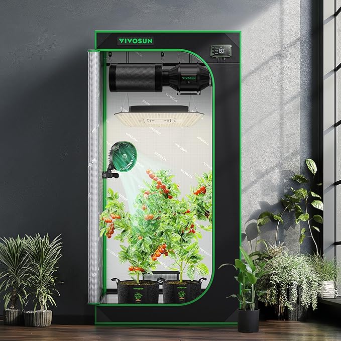 VIVOSUN S276 32"x32"x63" Grow Tent, High Reflective Mylar - Image 8