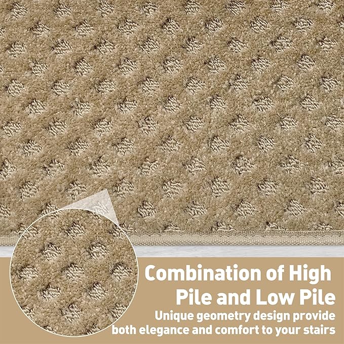 PURE ERA Carpet Stair Tread Landing Mat Tape Free Self Adhesive Non Slip Skid - Image 5