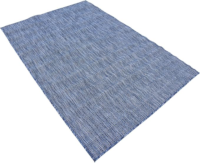 Unique Loom Collection Casual Transitional Solid Heathered Indoor/Outdoor - Image 4