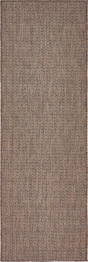 Unique Loom Collection Casual Transitional Solid Heathered Indoor/Outdoor by UniqueLoom