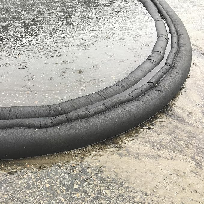 Quick Dam Water Activated 10ft Flood Barrier, Reusable Water Absorbers - Image 4