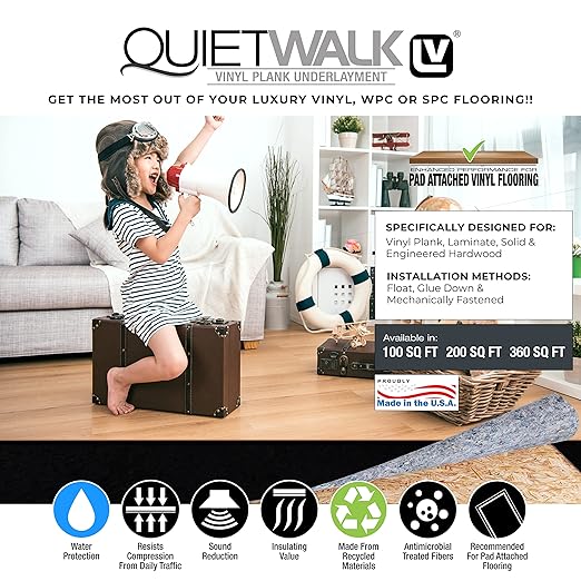 QuietWalk LV 100 Sq Ft Underlayment - Image 17