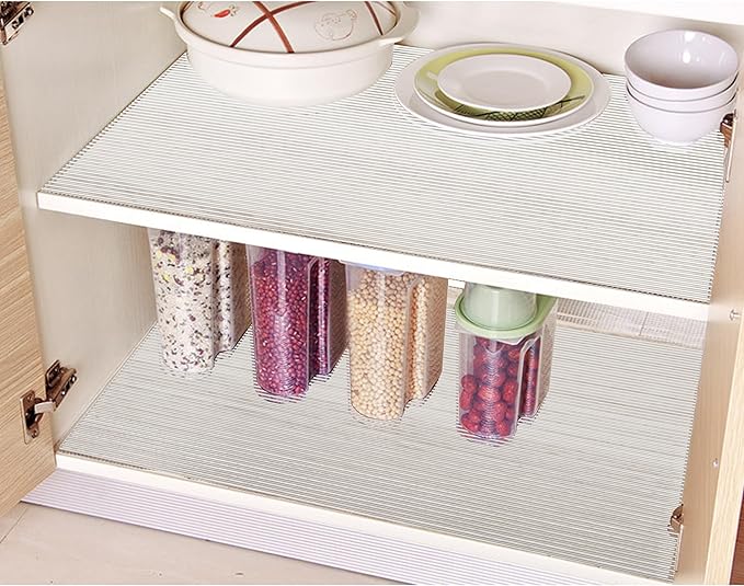 Shelf Liners for Kitchen Cabinets Non Slip 11 Inch Wide X 20 Ft Non Adhesive - Image 3